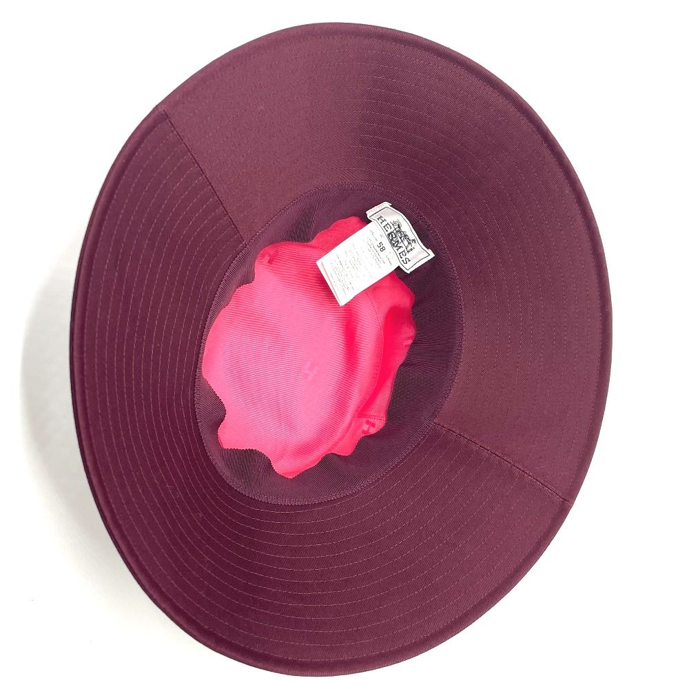 エルメス　ソルド　帽子 エルメス セリエ バケットハット 帽子 ソルド品 ハット ワイン