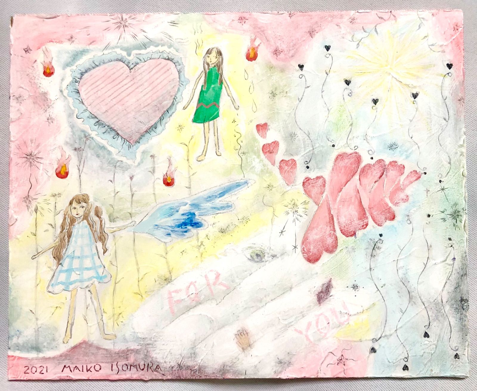 自作 オリジナル 絵画 オリジナル自作絵 絵画 sawatari_doodles【Strix