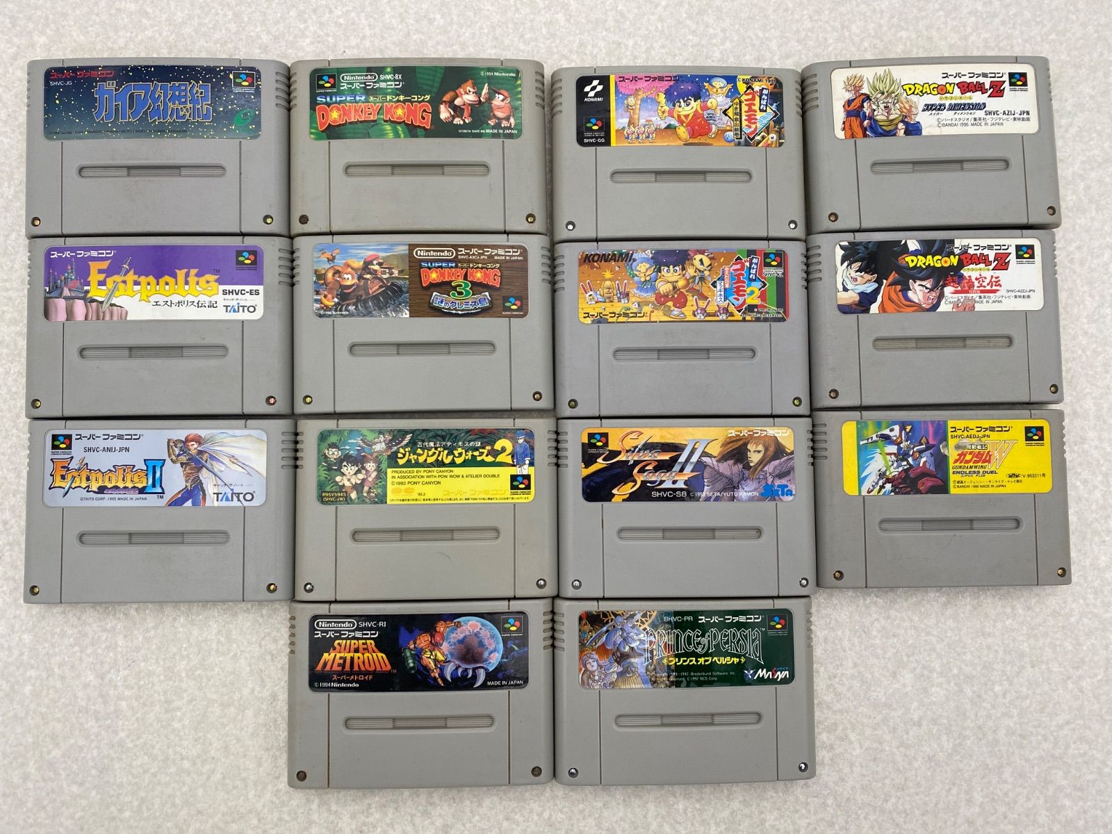 スーパーファミコンソフト 14点