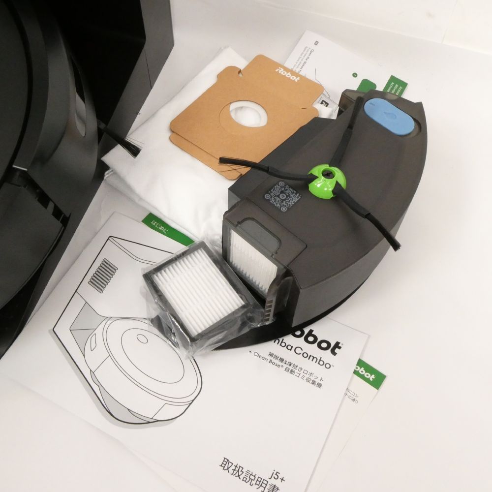 iRobot アイロボット ルンバ コンボ ｊ5 ロボット掃除機 床拭きロボット 自動ゴミ収集器 HN206
