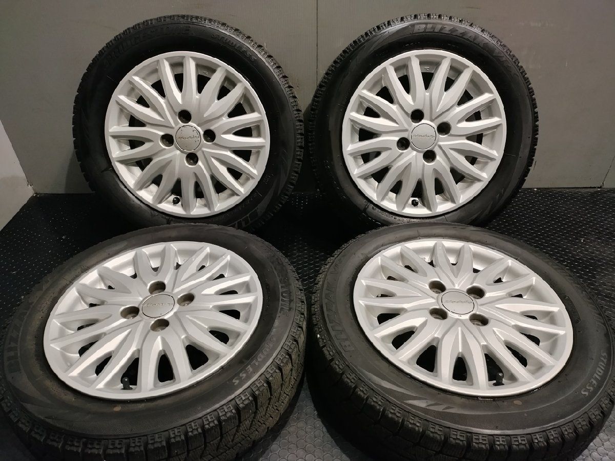 BS VRX 155/65R14】スタッドレス【HONDA Modulo モデューロ 純正ホイール 14インチ  4.5J4HPCD100+40】19年製 N-BOX/N-WGN/N-ONE (VTI928) - メルカリ