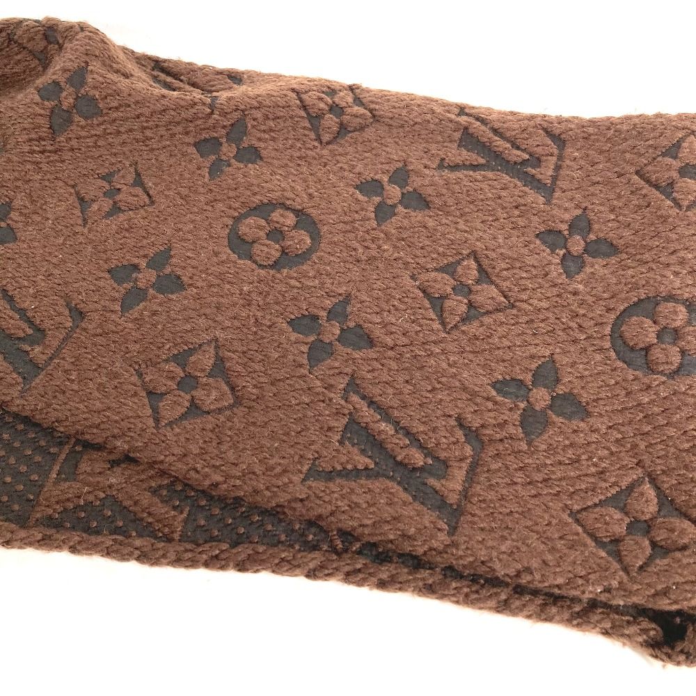 ルイヴィトン　モノグラムエシャルプロゴマニアマフラー ウールブラウンM72241 LOUIS VUITTON ルイヴィトン マフラー エシャルプ ロゴマニア