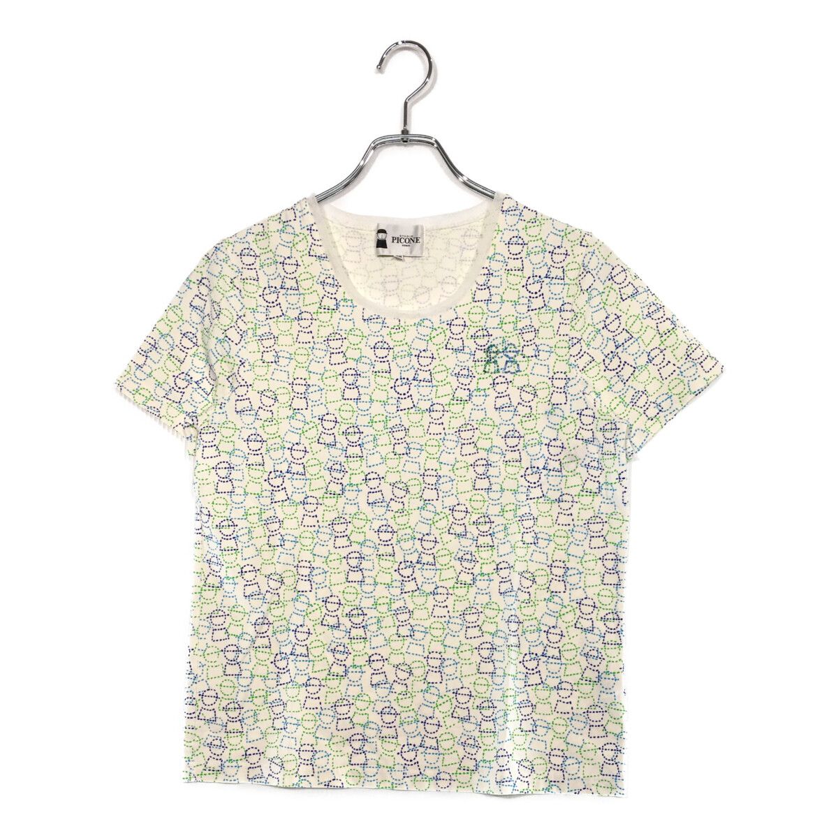 【新品未使用】PICONE CLUB ホワイトジャケット フード付き 新品未使用】PICONE CLUB ホワイトジャケット フード付き