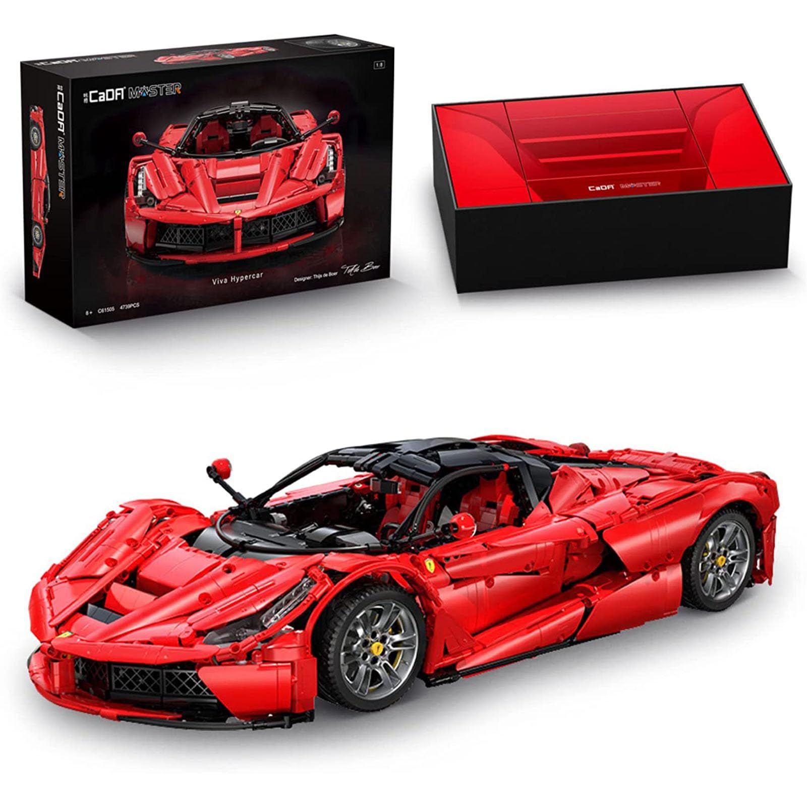 CaDA C61505W テクニックカーモデル構築キット、1:8 スケール LaFer