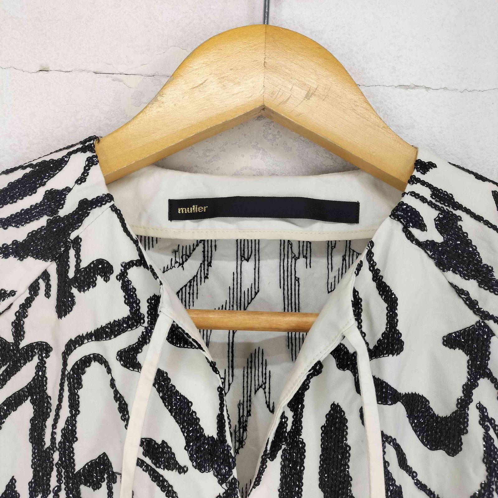 ミュラーオブヨシオクボ muller of yoshiokubo Sterk embroidery