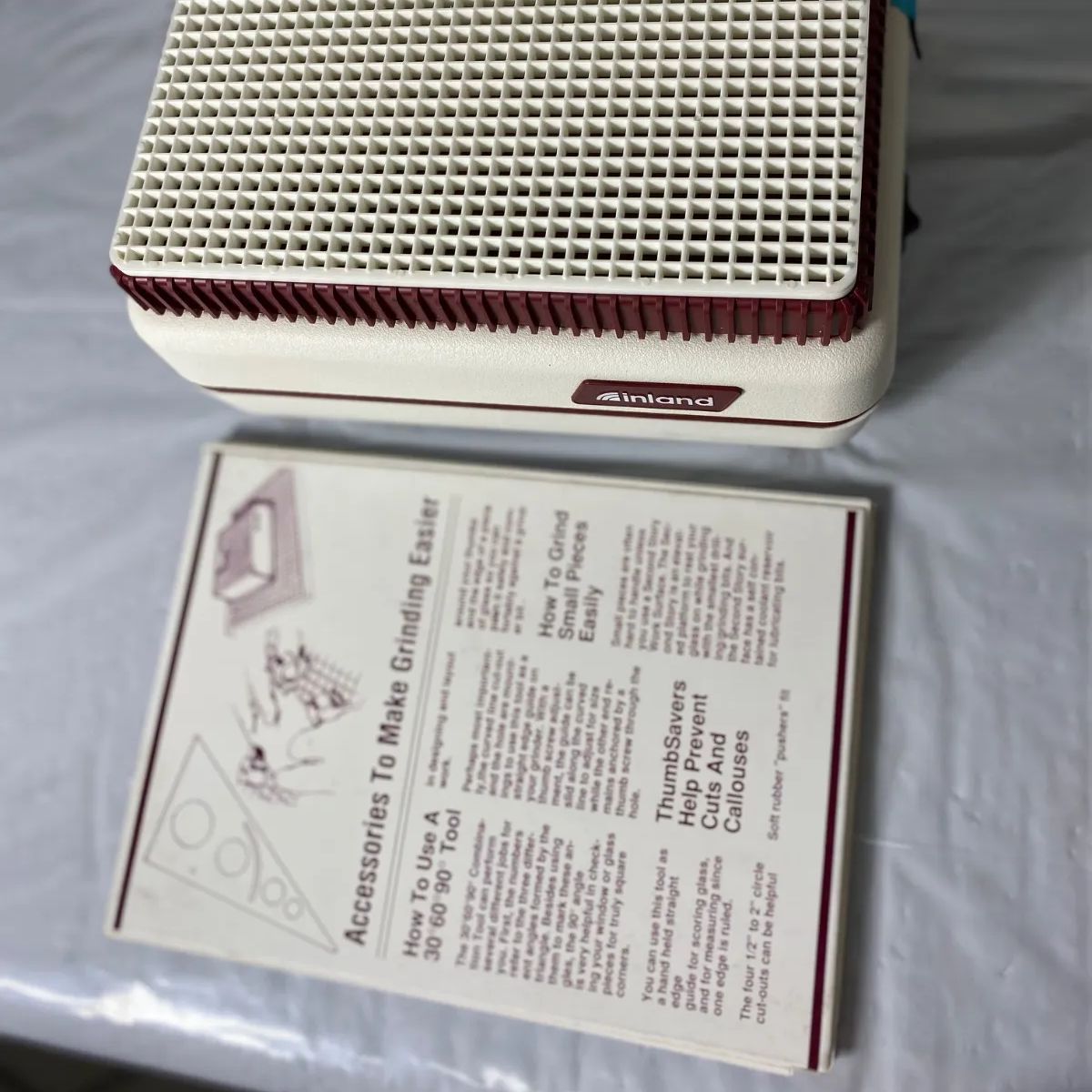 Inland グラスグラインダー ガラス研磨機 ステンドグラス制作用 工具 日本語説明書付 動作品