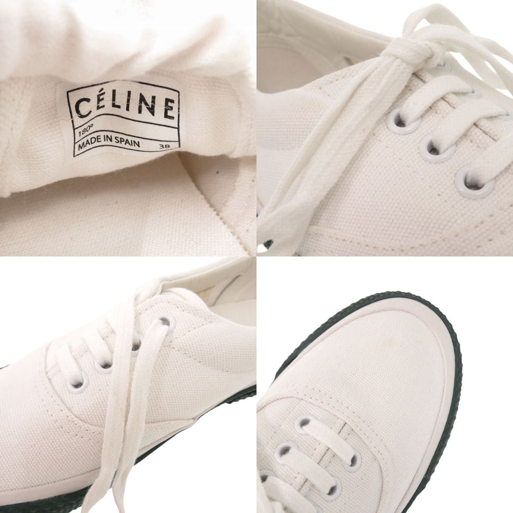 CELINE セリーヌ フィービー 180° スニーカー 新品同様 セリーヌ フィービー期 180° サイズ38 キャンバス
