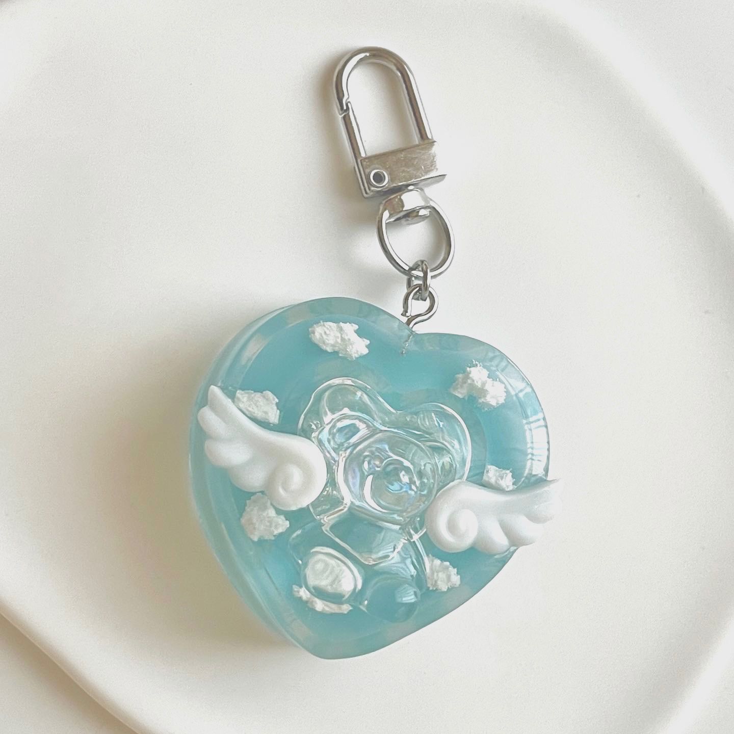 シェイカーキーホルダー オーダー ダブルハートシェイカー こんばんは