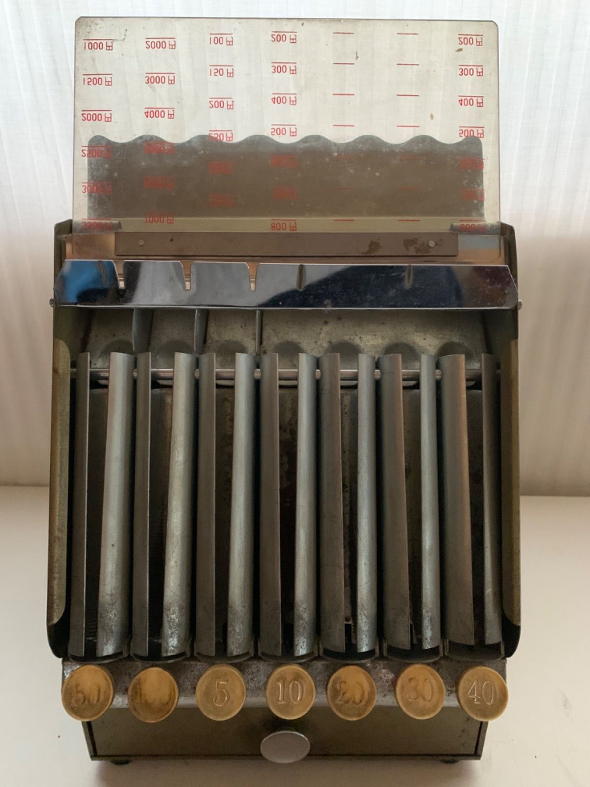 釣銭器 自動選別硬貨釣銭器 ストア アンティーク 昭和レトロ 昭和