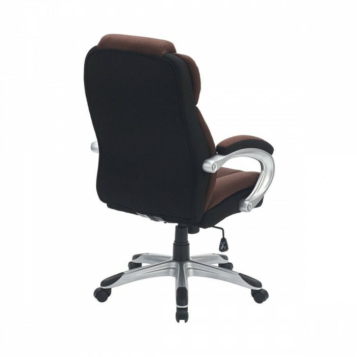 ナカバヤシ ファブリックポケットコイルチェア ブラウン CCF-501S