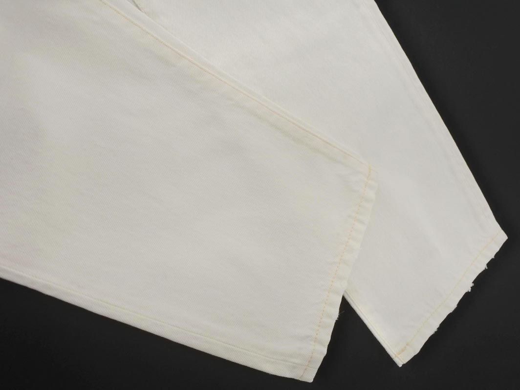 ACNE STUDIOS アクネストゥディオズ ボタンフライ ストレート デニムパンツ size27 白 ◎レディース