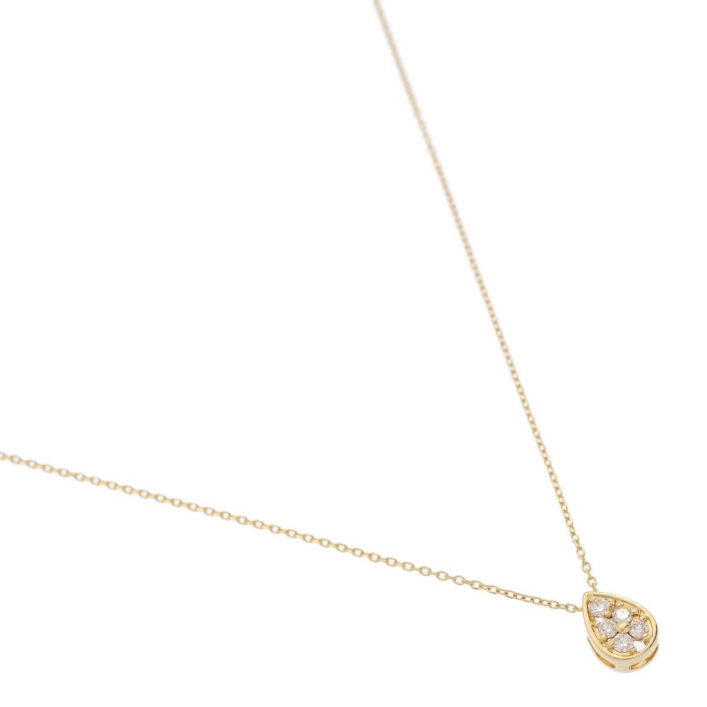 TSUTSUMI K18YG プチダイヤモンドネックレス TSUTSUMI K18YG