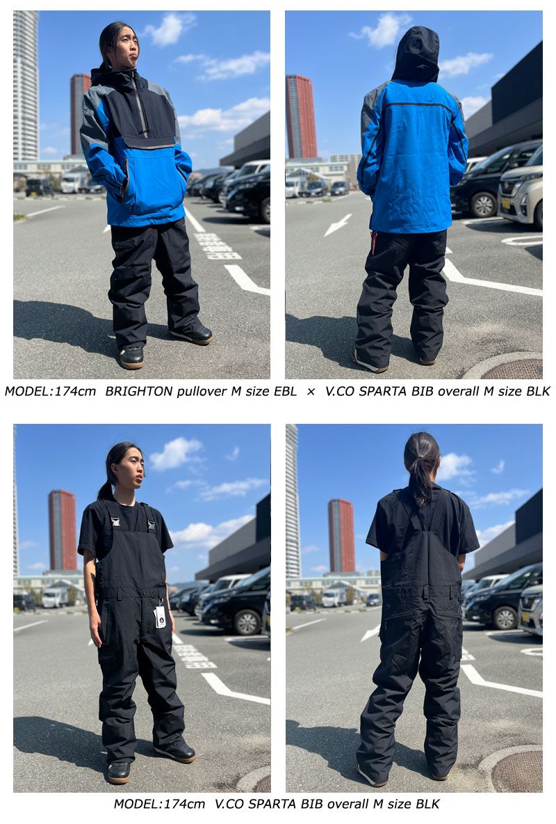 23-24 VOLCOM/ボルコム V.CO SPARTA BIB overall メンズ レディース 防水ビブパンツ スノーボードウェア スノーウェアー 2024 型落ち