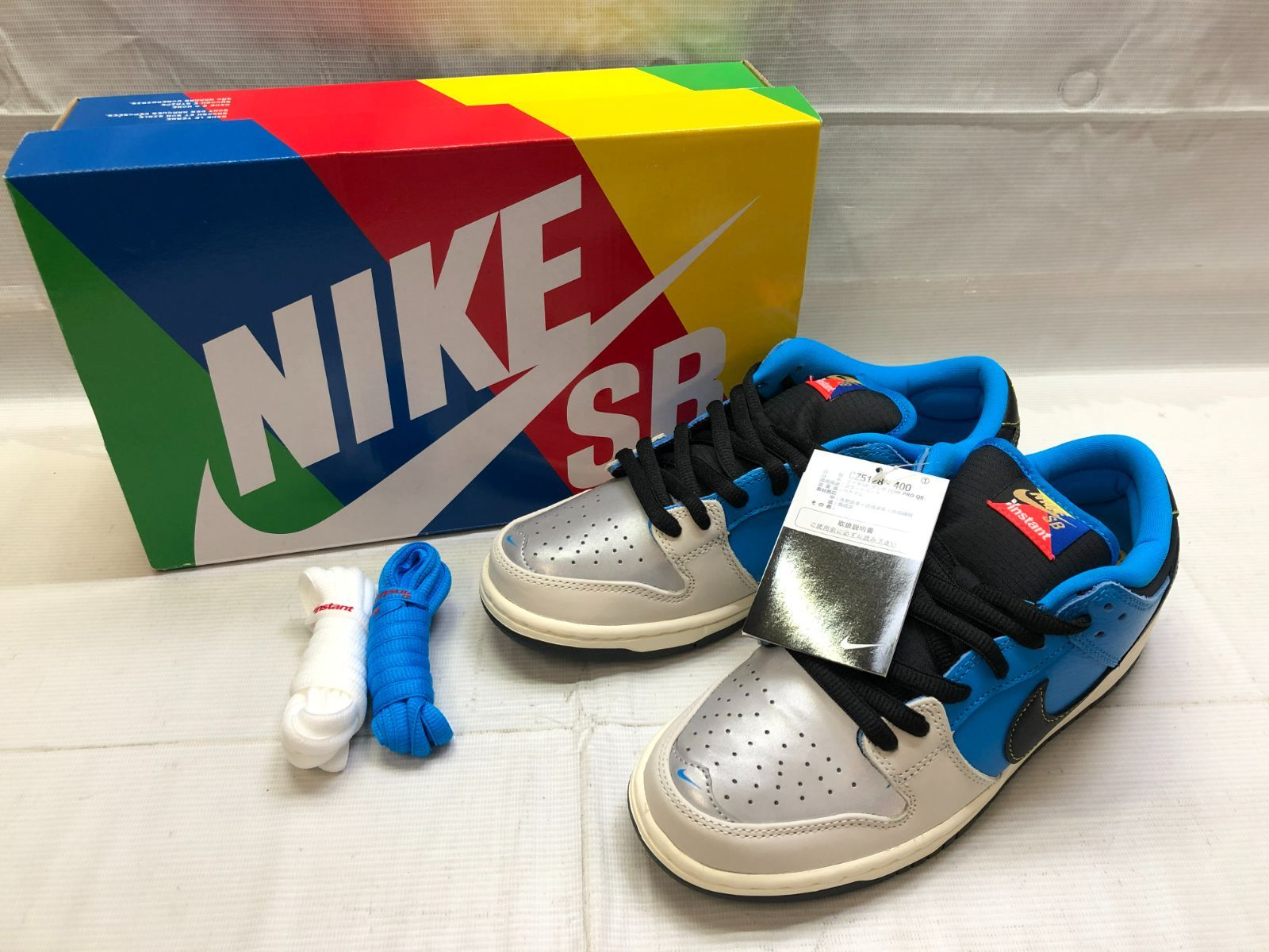 未使用 Instant Skateboards x Nike SB Dunk Low PRO QS CZ5128 400 ...