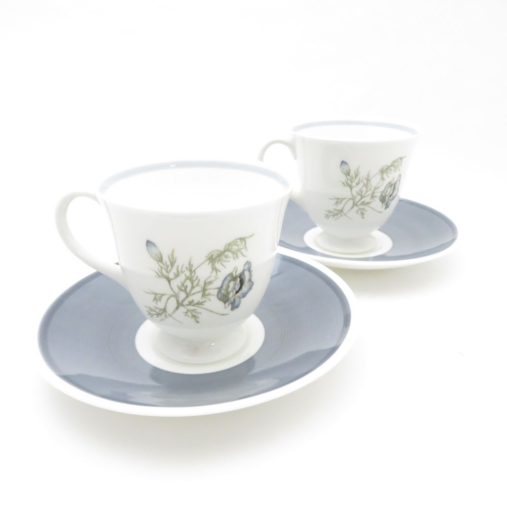 美品 WEDGWOOD ウェッジウッド グレンミスト スージークーパー カップ＆ソーサー 2客 ペア ティー コーヒー SO1537D - メルカリ