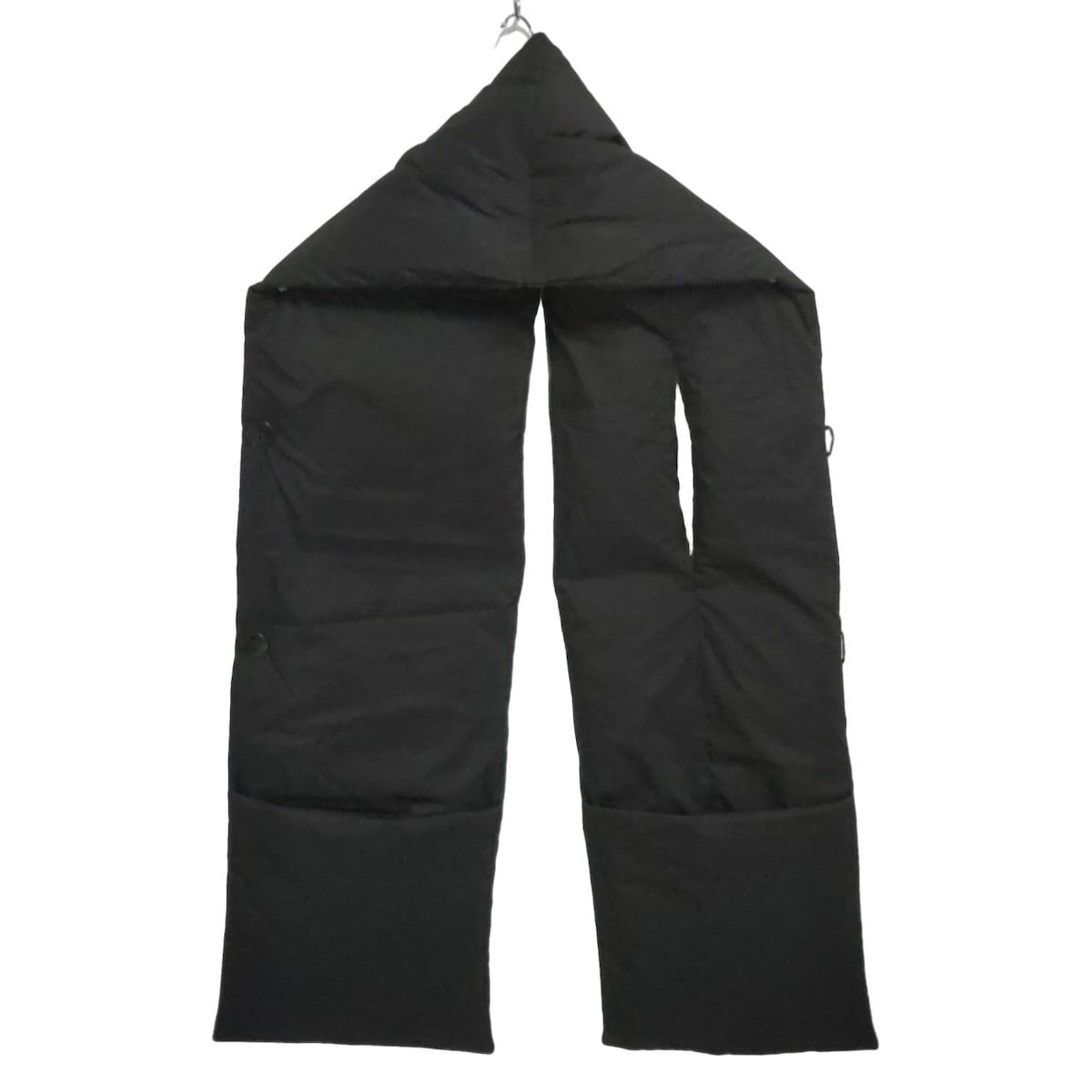 nagonstans ナゴンスタンス マフラー - 黒 ダウン フェザー