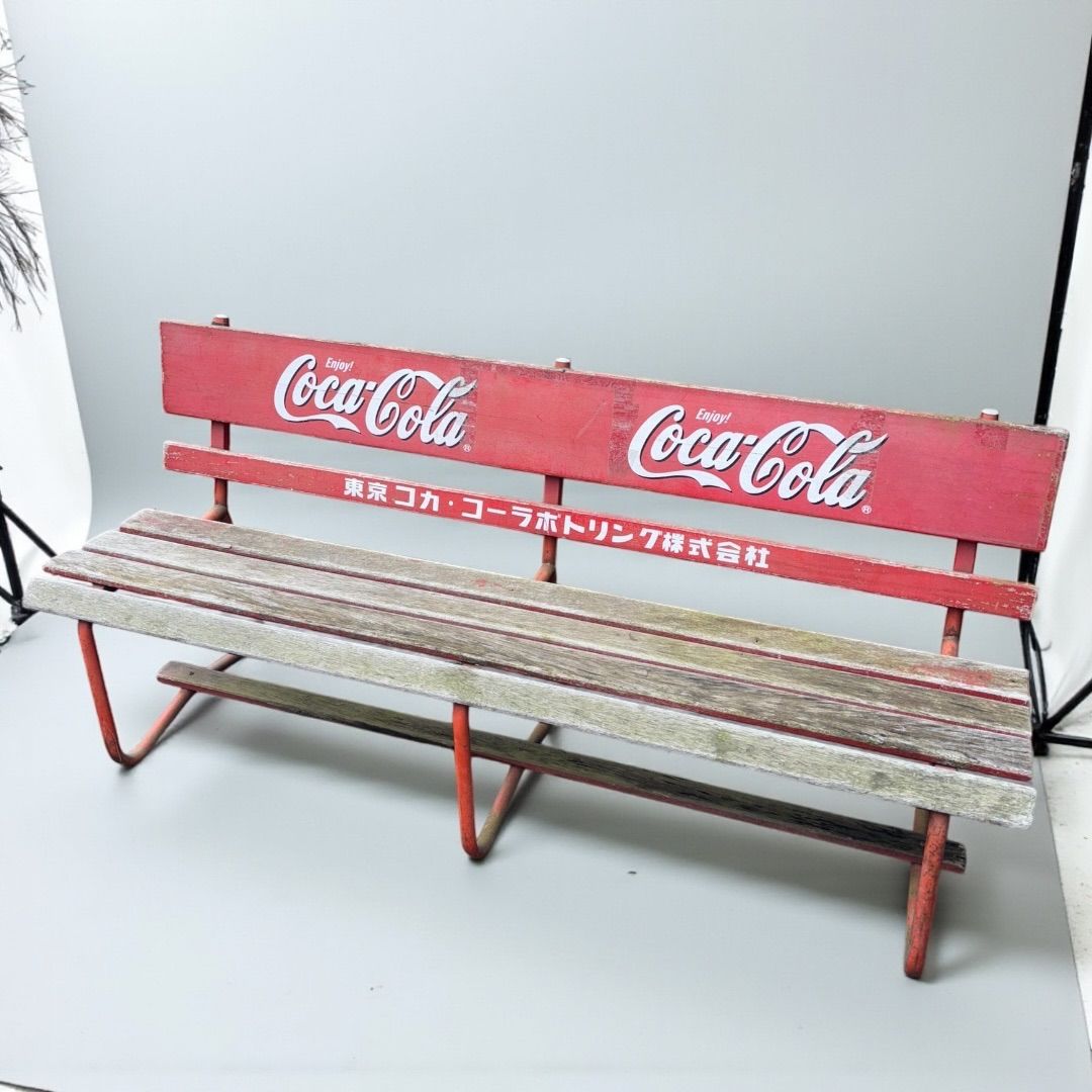 コカコーラ　アンティーク　昭和レトロ　ベンチ 2025年最新】Yahoo!オークション -コカコーラ ベンチ 木製