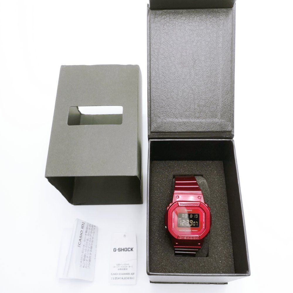 CASIO カシオ GMD-S5600RB-4JF ピンク ケース 32.6×40.6mm レディース腕時計 JW-81