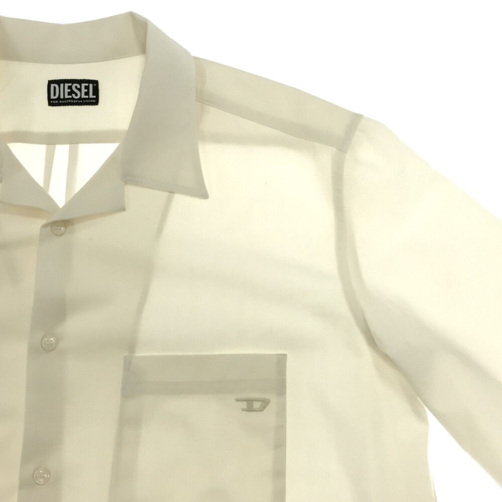 K*S様 DIESEL S-WOOLY オーバルD ウール混 オープンカラー 長 DIESEL S-WOOLY オーバルD ウール混 オープンカラー 長袖 シャツ