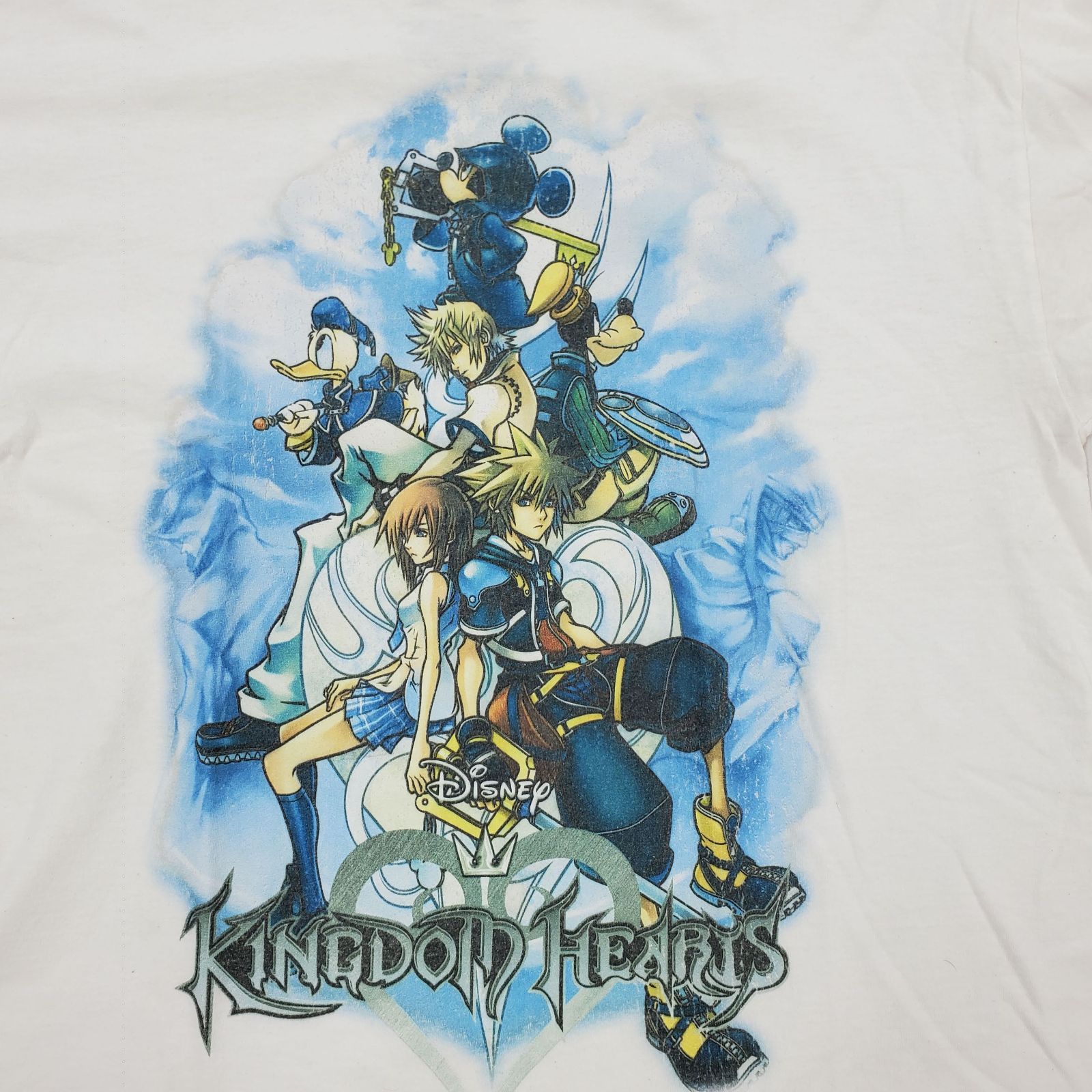 KINGDOM HEARTS キングダムハーツ Tシャツ ソラ ドナルド グーフィー 