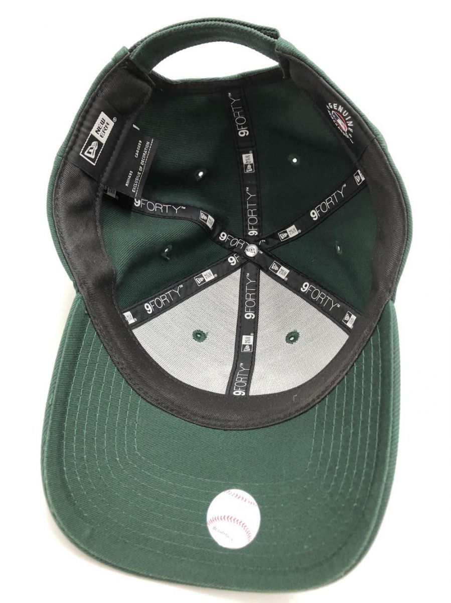 美品 New Era ニューエラ 9FORTY ベースボール キャップ 緑 ■■メンズ