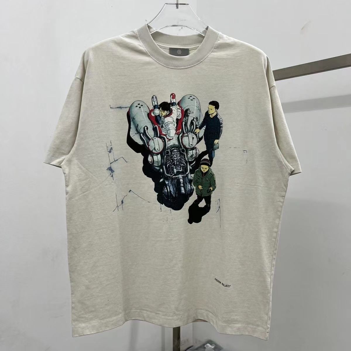 暑い季節に◆SAINT MICHAELセントマイケル× FREEDOM◆コットン BIKE Tシャツ ユニセックス