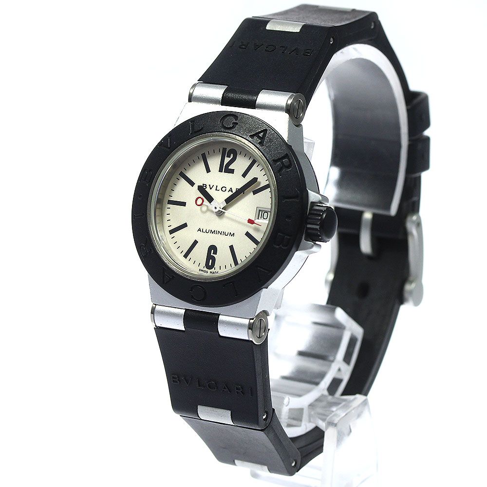 【美品•付属品完備】BVLGARI 腕時計 AL29TA 保証書2枚目掲載 BVLGARI ブルガリ アルミニウム ウォッチ AL29TA 時計