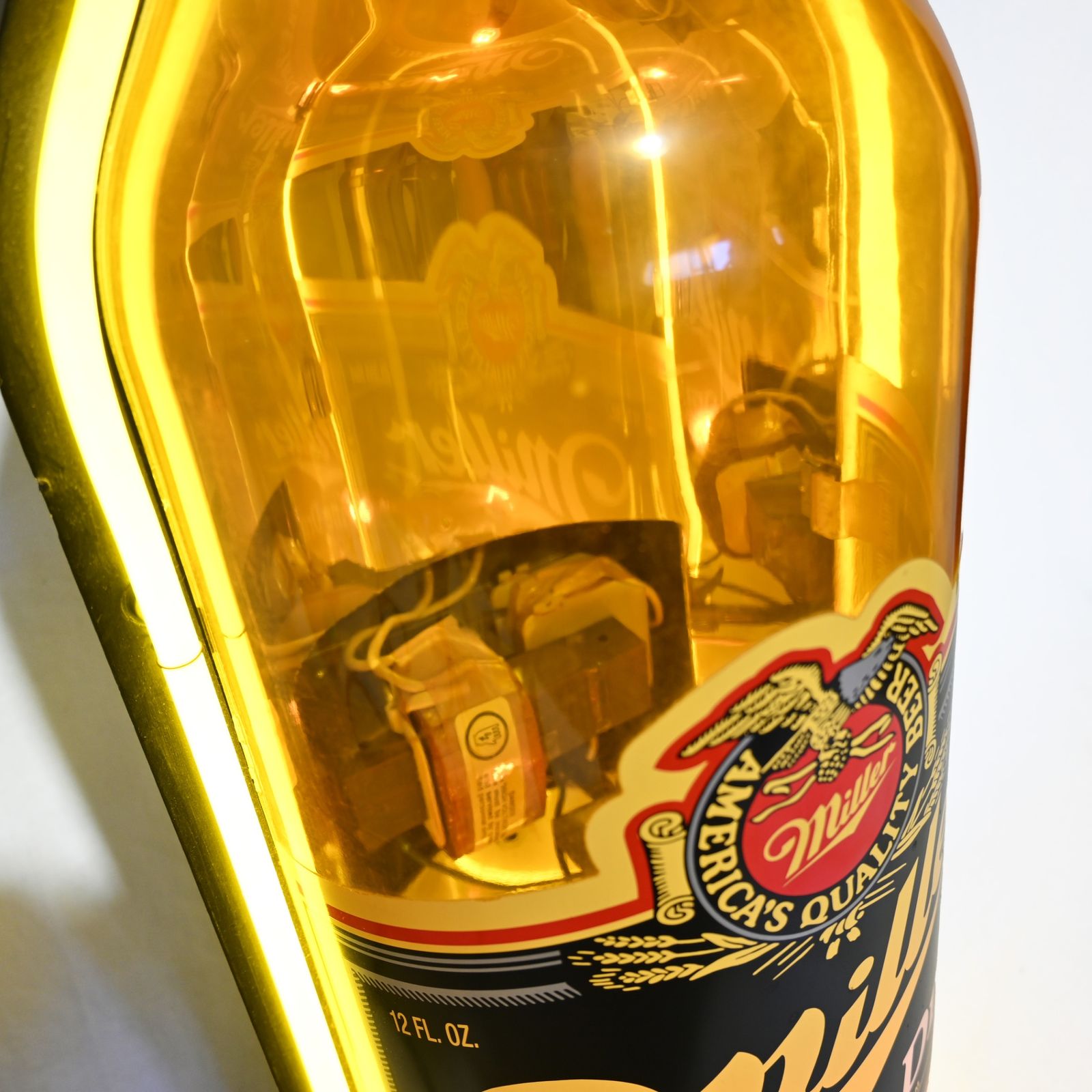 Miller Beer ミラービール ネオンサイン ネオン管 サイン看板 ○ Miller Beer アメリカ ミラービール ネオン管 ネオンサイン