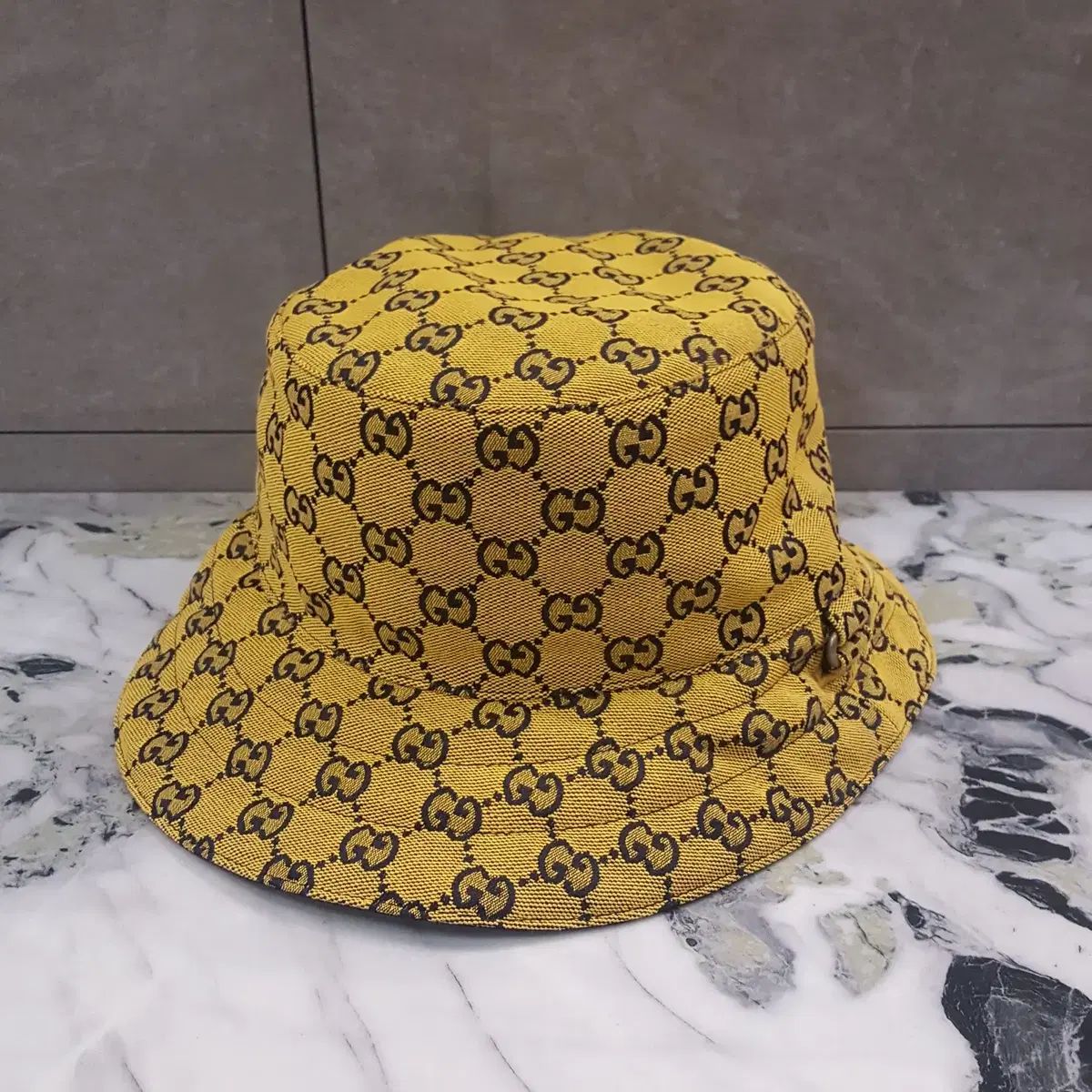 L Size グッチ マルチカラー リバーシブル バケットハット モデル ほぼ