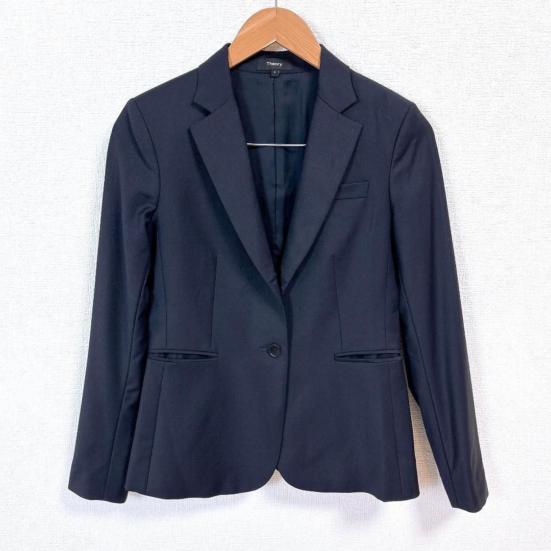 美品】Theory パンツスーツセット 上0 下00 ブラック - メルカリ