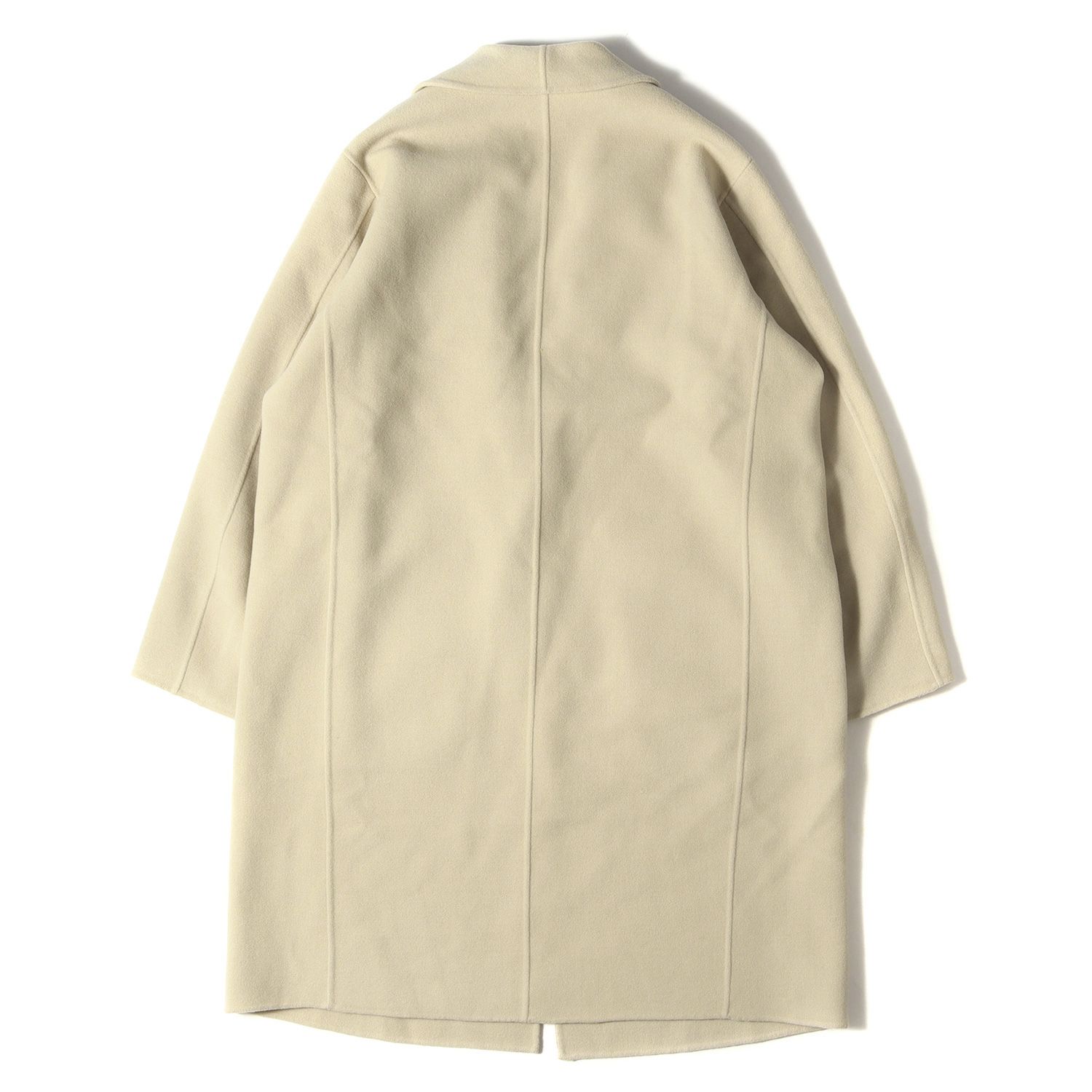 EDIFICE 120s WOOL モッサ ショールカラー ロングコート EDIFICE 120s WOOL モッサ ショールカラー ロングコート