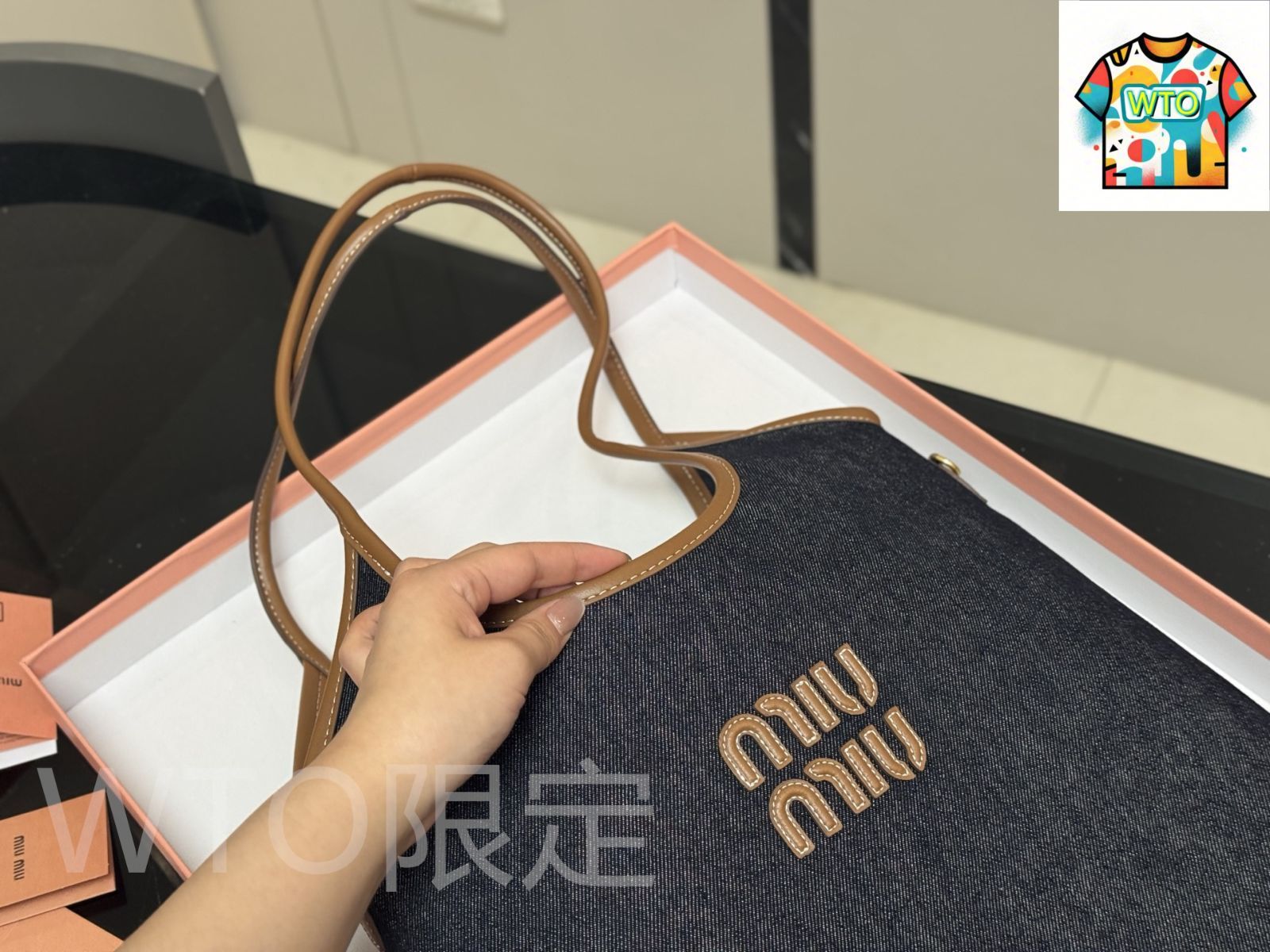 【本物】ミュウミュウ Y2k トートバッグ リボン 本革レザー ベージュ 中古・古着通販】MIU MIU (ミュウミュウ) サイドリボン2way