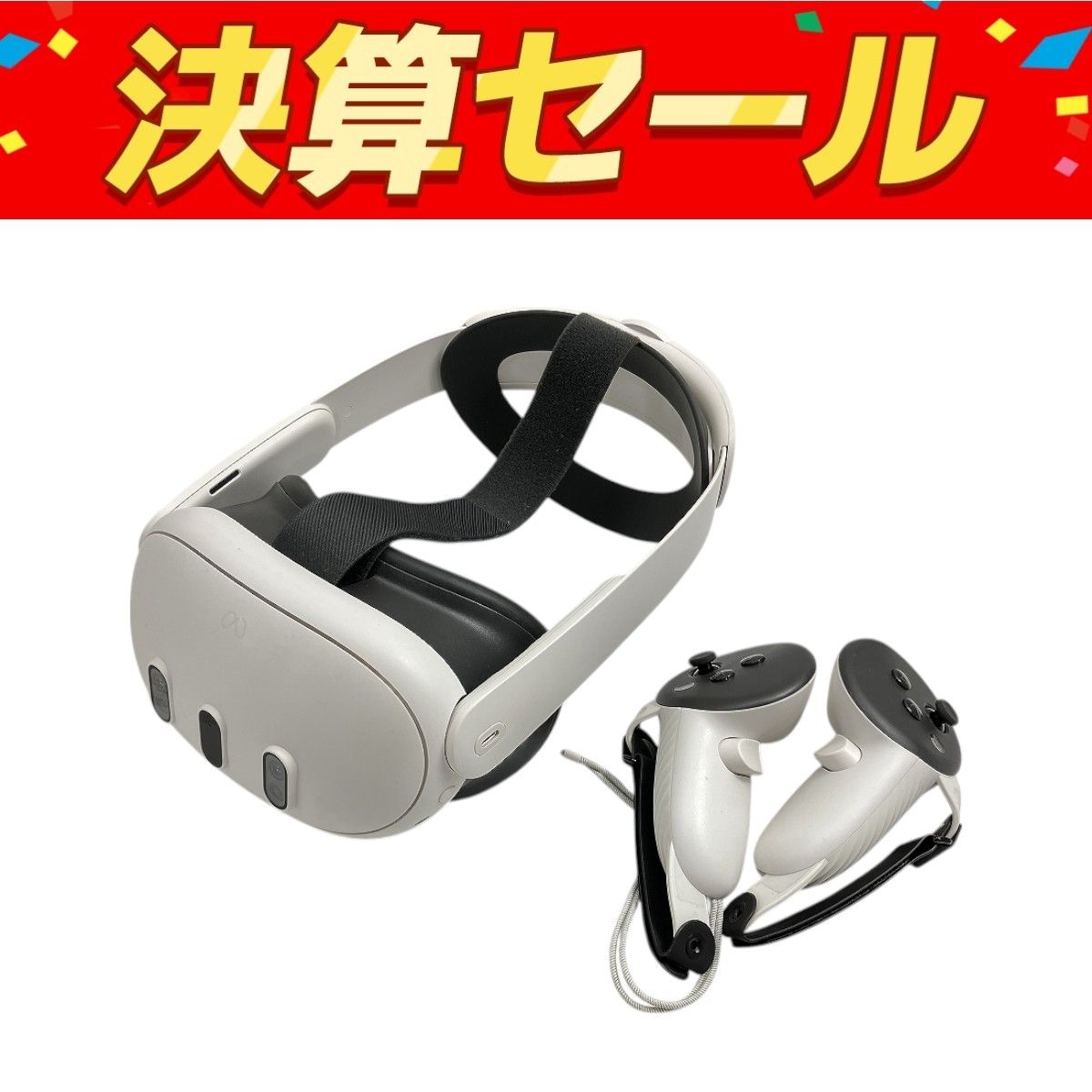 Meta Quest 3 899-00591-01 128GB VR MR ヘッドセット メタクエスト W10146894