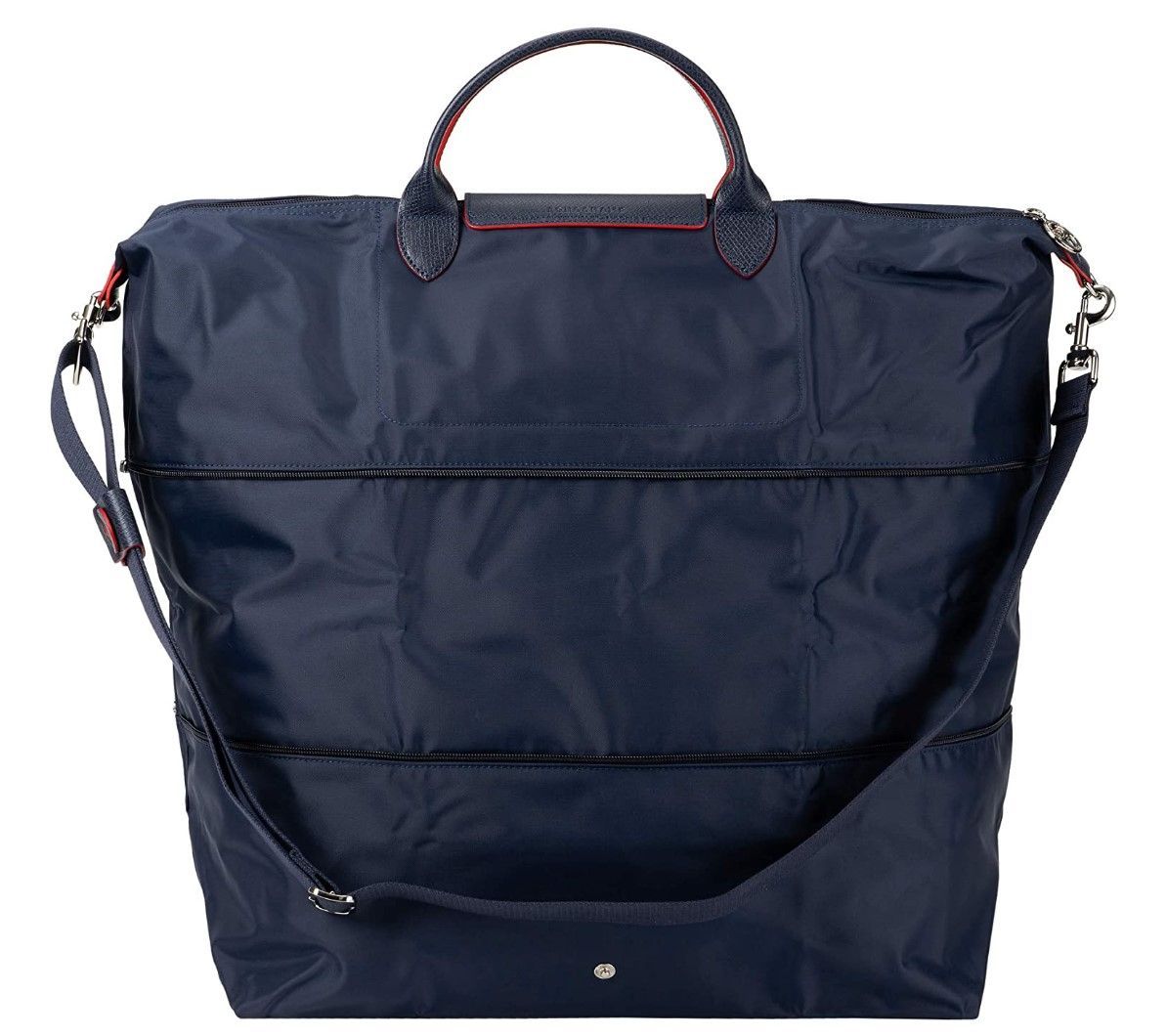 ロンシャン ル プリアージュ クラブ ボストンバッグ ネイビー レッド