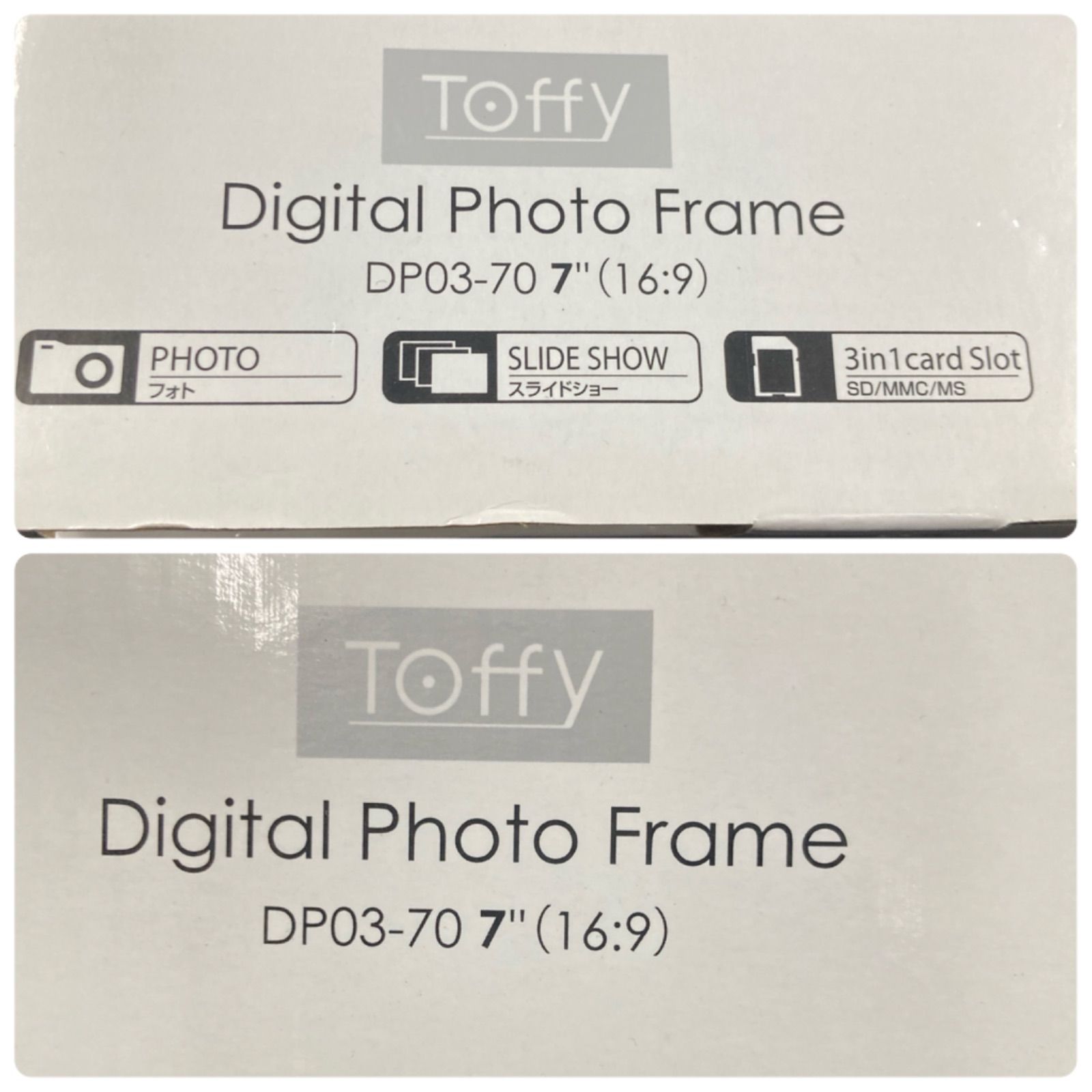 美品　Digital Photo Frame DP03-70 7 (16:9) デジタルフォトフレーム　TOFFY