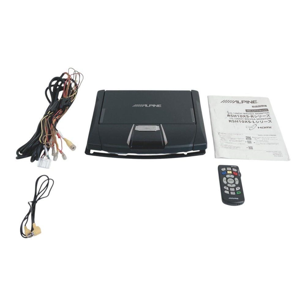 ALPINE RSH10XS-L-B 10.1インチ　フリップダウンモニター 10.1型WSVGAスリムリアビジョン（ルームライト無モデル/本体色