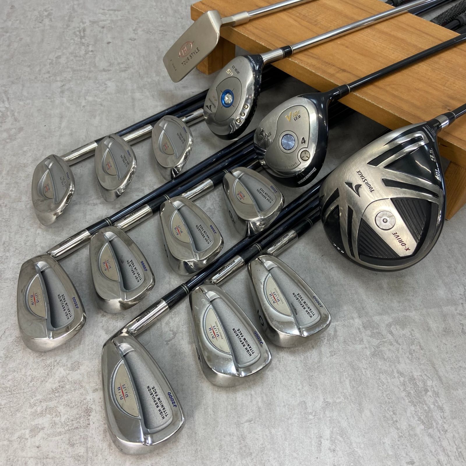 ゴルフクラブ14本セット ブリヂストン TOURSTAGE X5000など 