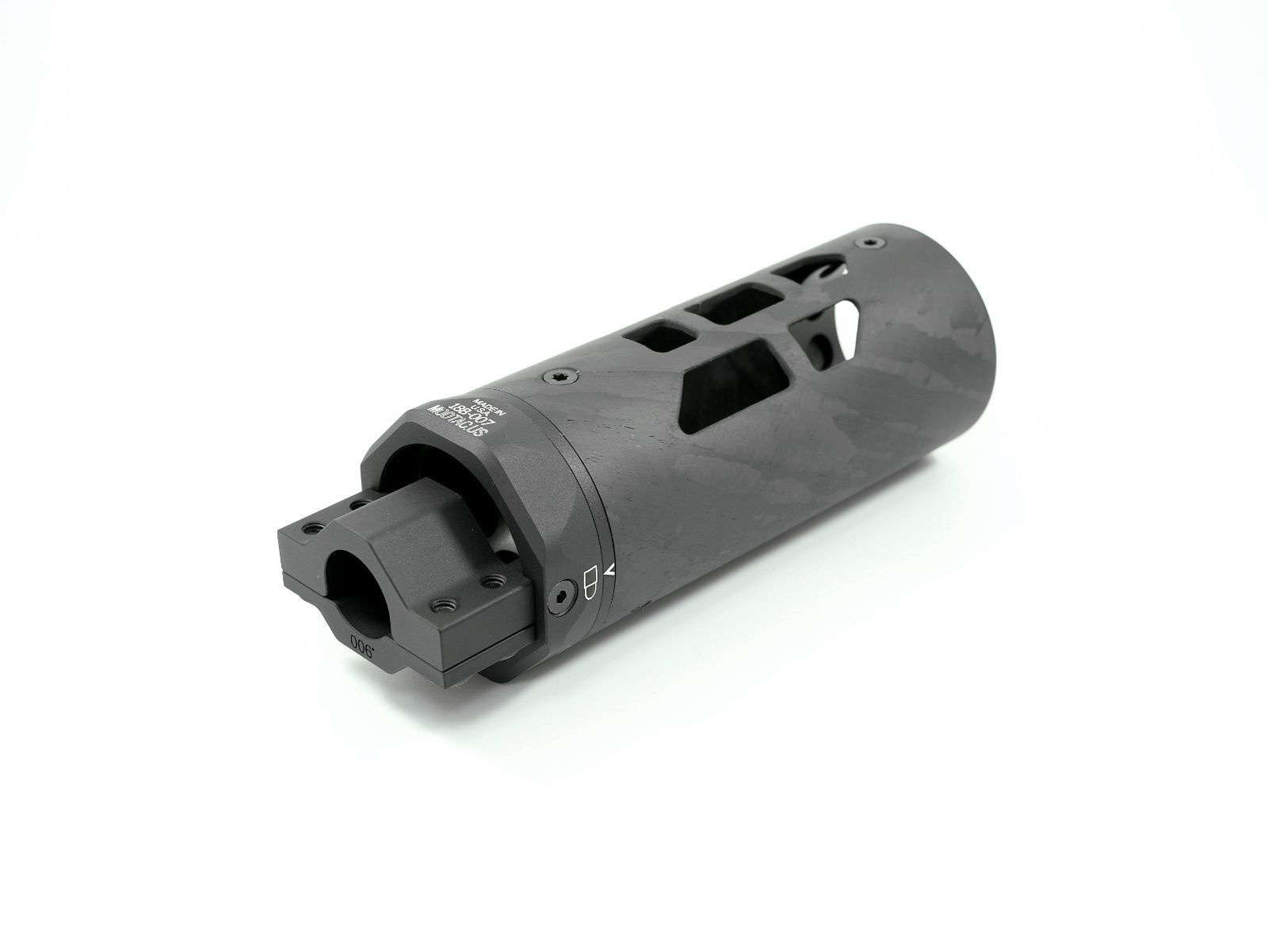 Modtacタイプ M-RAC Suppressor Shield 5.5 実物カーボンファイバー使用 φ19mmバレル仕様