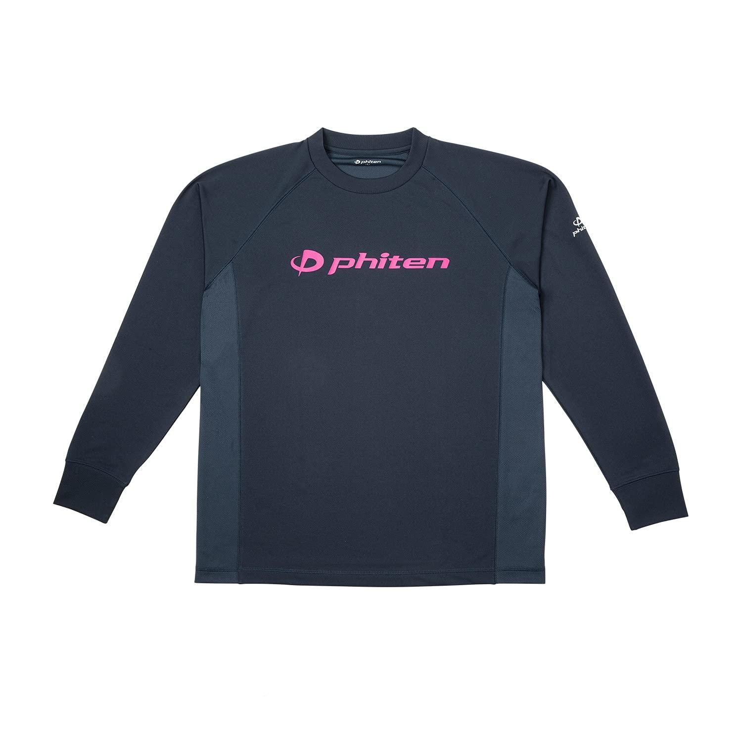 【新品・5営業日で発送】ファイテン RシャツSP_ナガソデ_NV/PK_XO (JG355007)