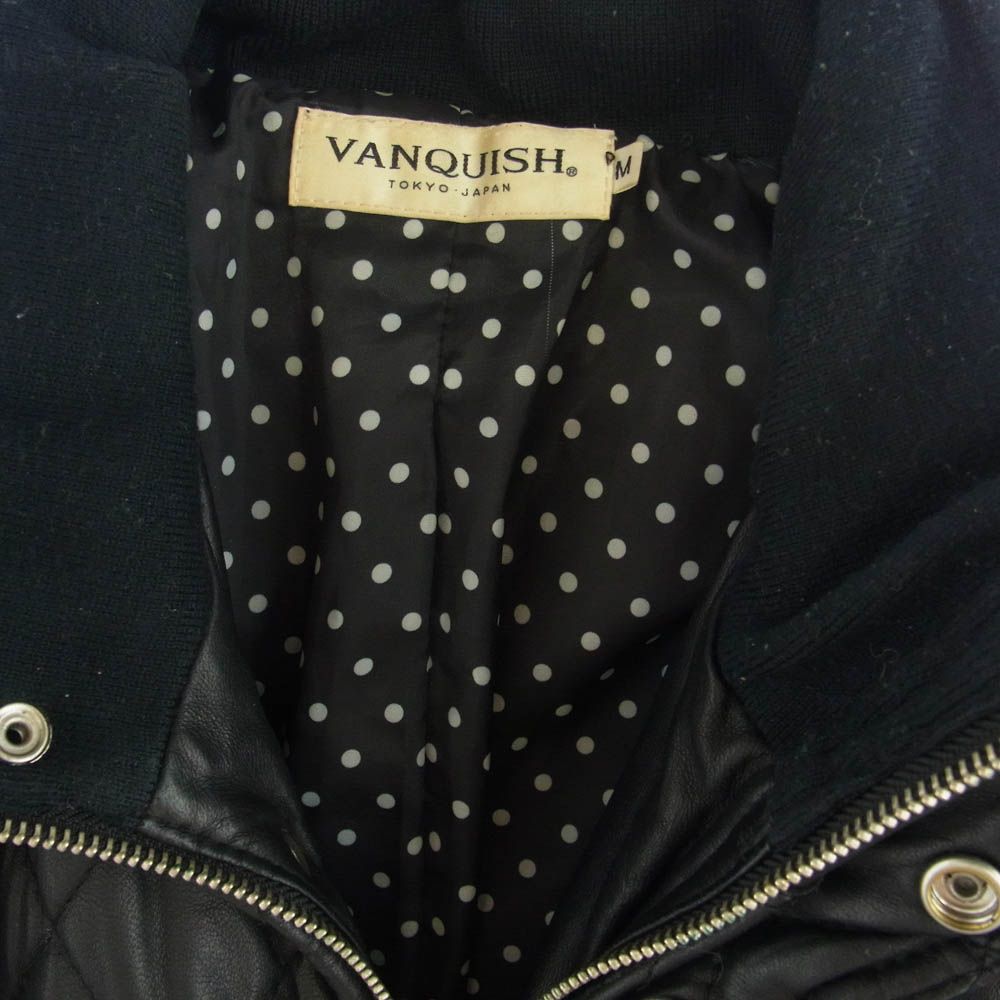 VANQUISH ラムレザーキルティングジャケット VANQUISH ヴァンキッシュ