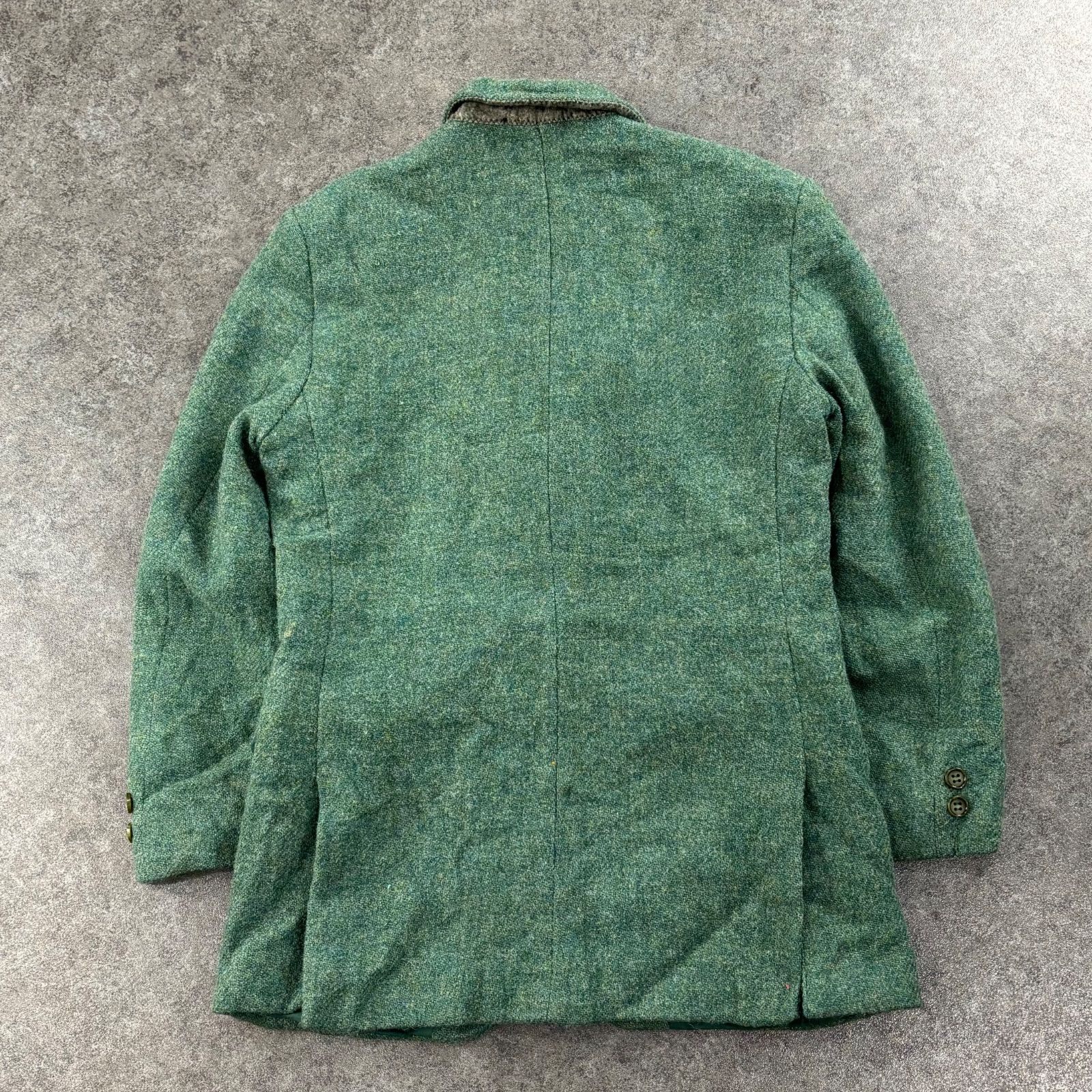 フランス製 Vintage Cyrillus Harris Tweed Tailored Jacket Wool