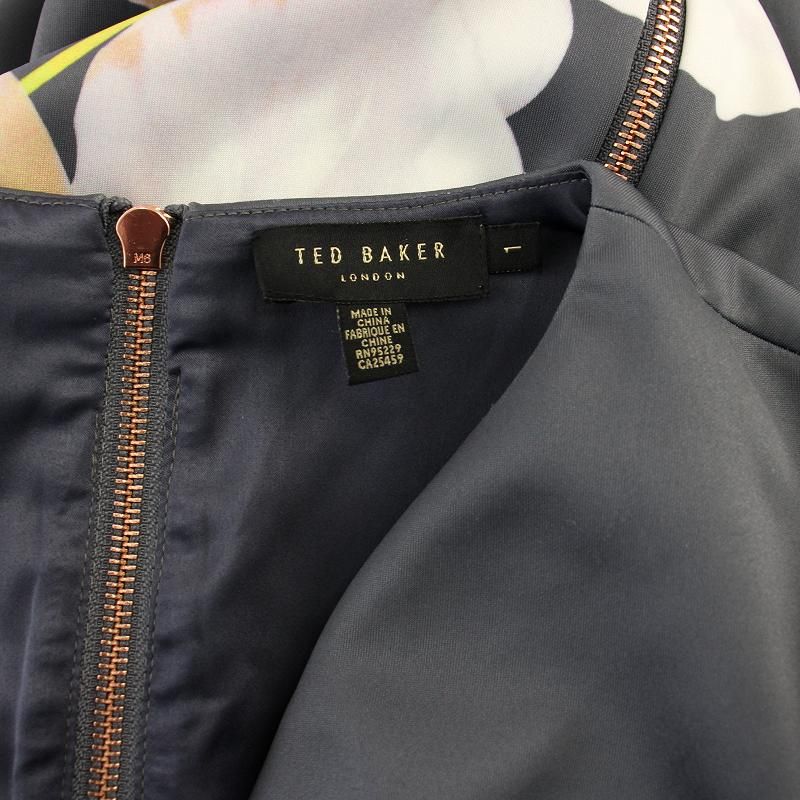 Ted baker  おしゃれ　ワンピース♡ 大幅値下げしました！！ テッドベーカー TED BAKER ワンピース タイト 花柄 ベルト