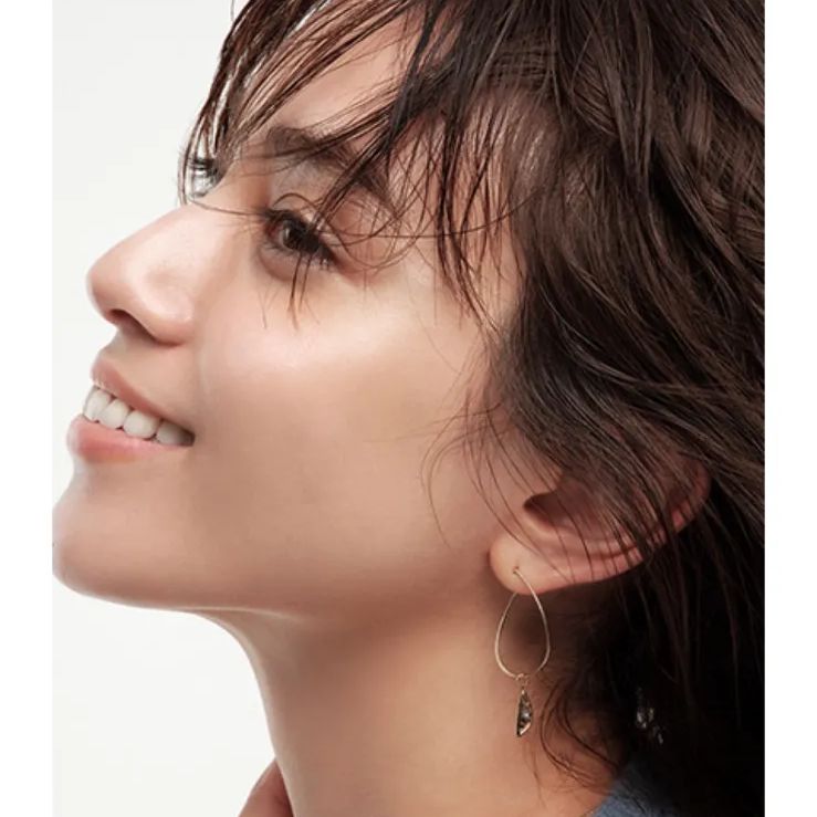 agete アガット 黒蝶貝 ピアスチャーム agete/アガット 黒蝶貝ピアス