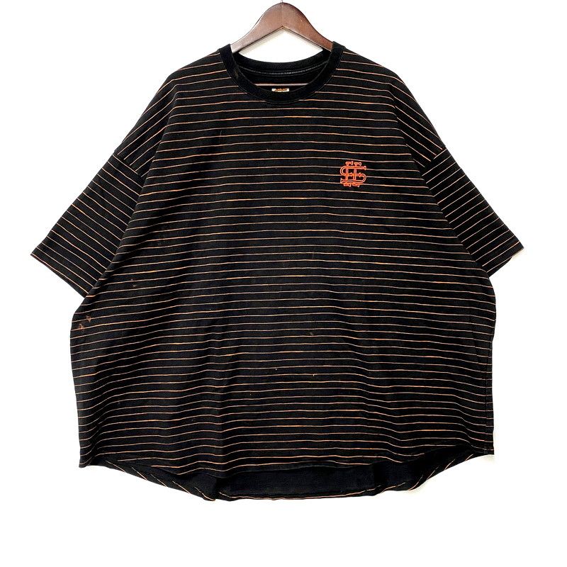 SEESEE SUPER BIG FLAT W BOARDER tシャツ M 中古・古着通販】SEESEE (シーシー) SUPER BIG FLAT SS BOADER