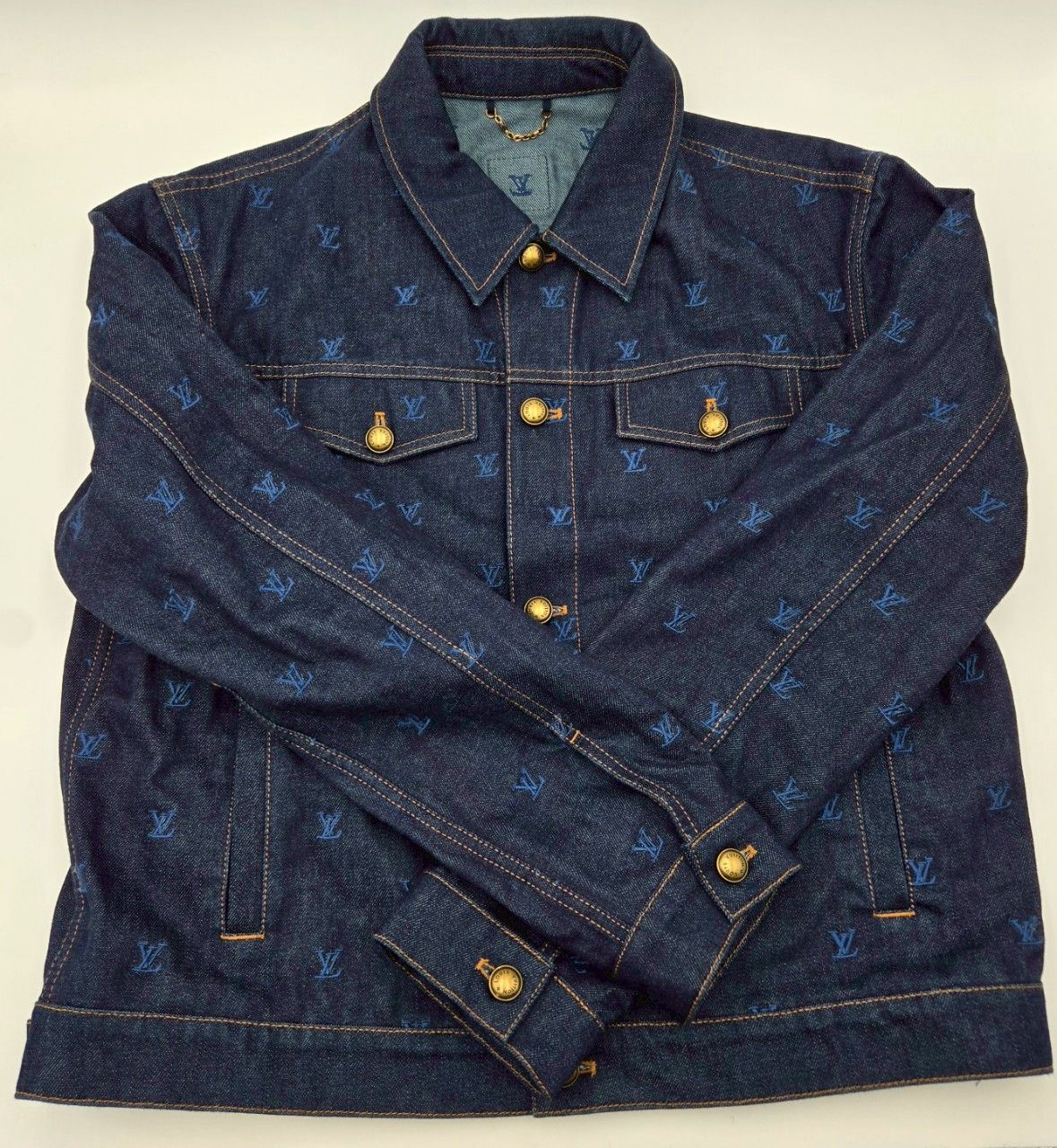 ルイヴィトン　ポケットデニムジャケット　美品　ジャケット　ブルゾン　デニム LOUIS VUITTON - ルイ・ヴィトン LOUIS VUITTON モノグラム