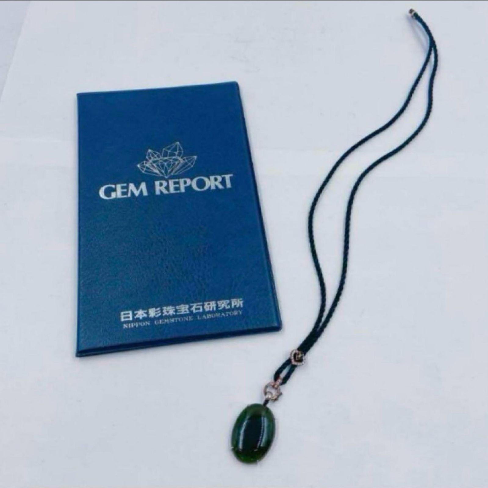 ペンダントその他アクセサリー ユニセックス ガラス |シルバー925 黒緑