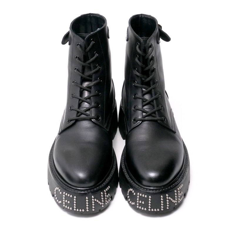 CELINE バルキーレザーブーツ41
