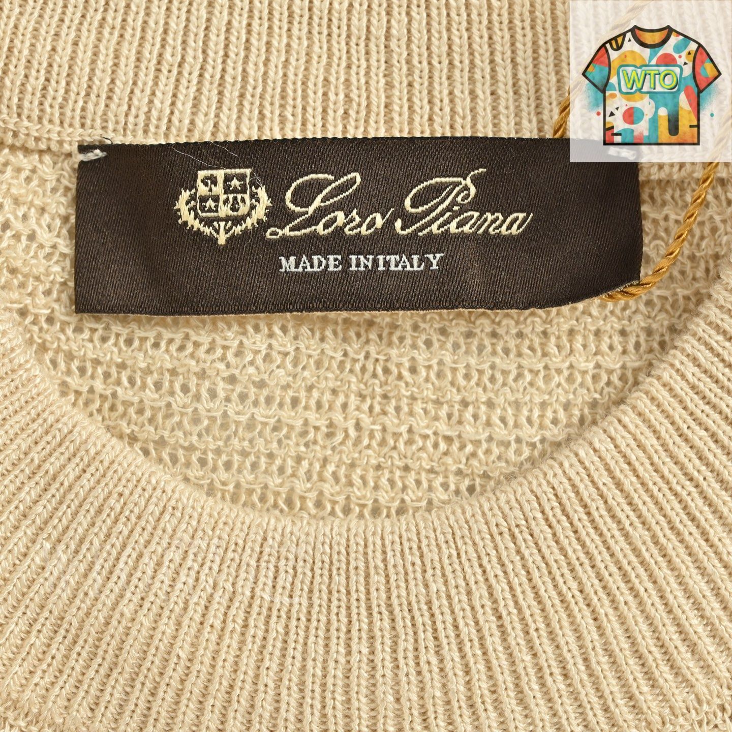 Loro Piana ピンクストライプ 半袖ニット サイズ46 ロロピアーナ Loro Piana イタリア製 最高峰 長袖 ストレッチ