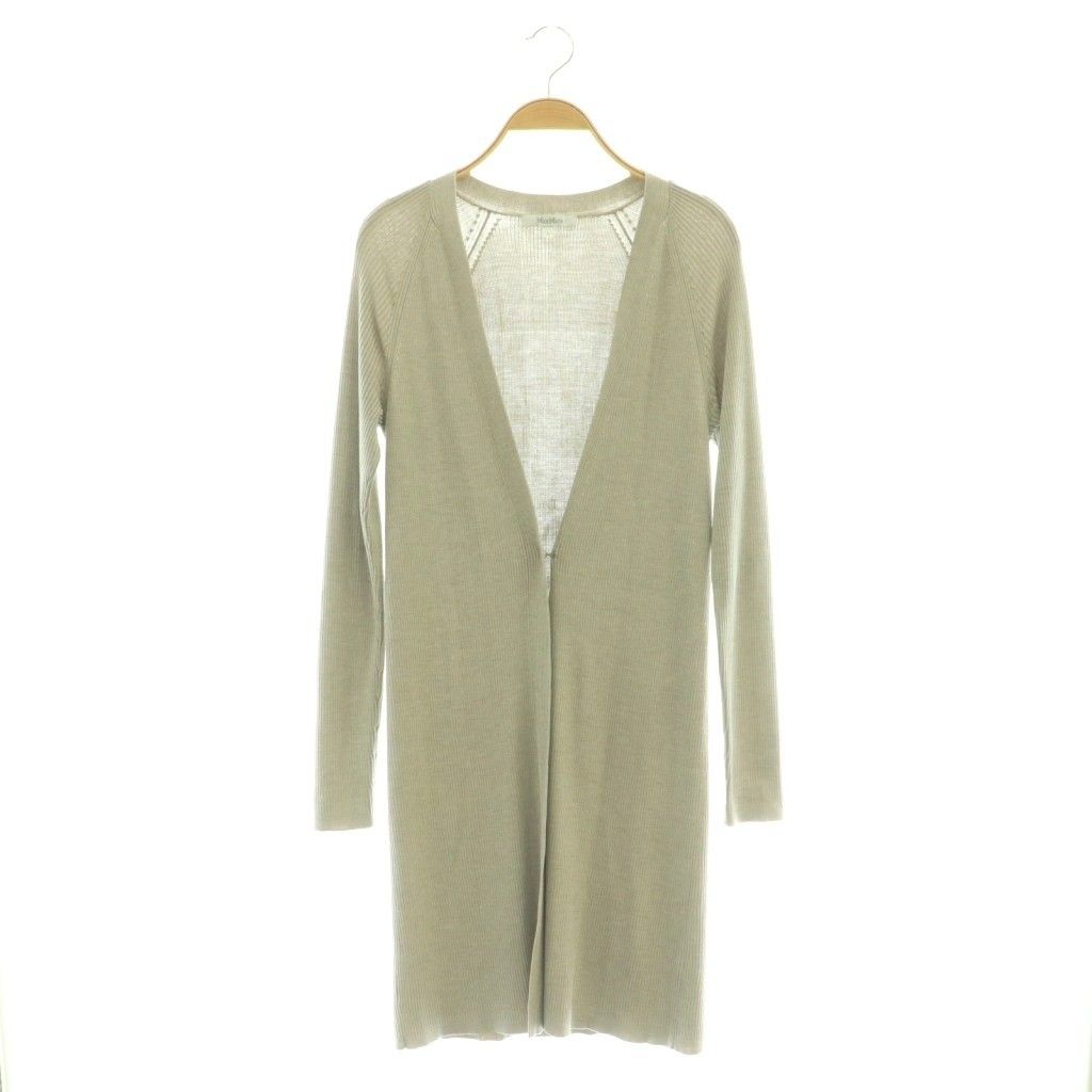 ★新品同様★マックスマーラ MaxMara カシミヤ入り ロングカーディガン★ ☆新品同様☆マックスマーラ MaxMara カシミヤ入り ロング