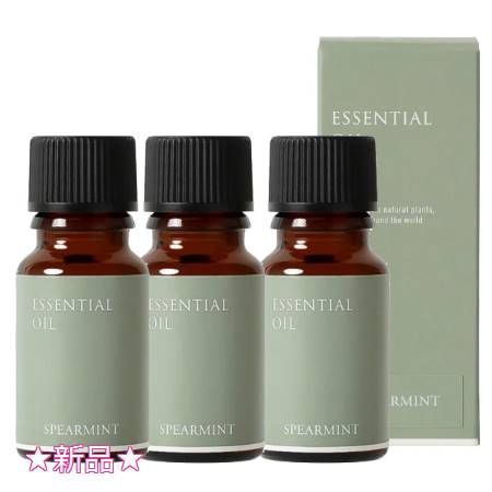 Tree of life 生活の木 エッセンシャルオイル スペアミント 精油 10mL 3個セット ※外箱折りたたんでご発送※